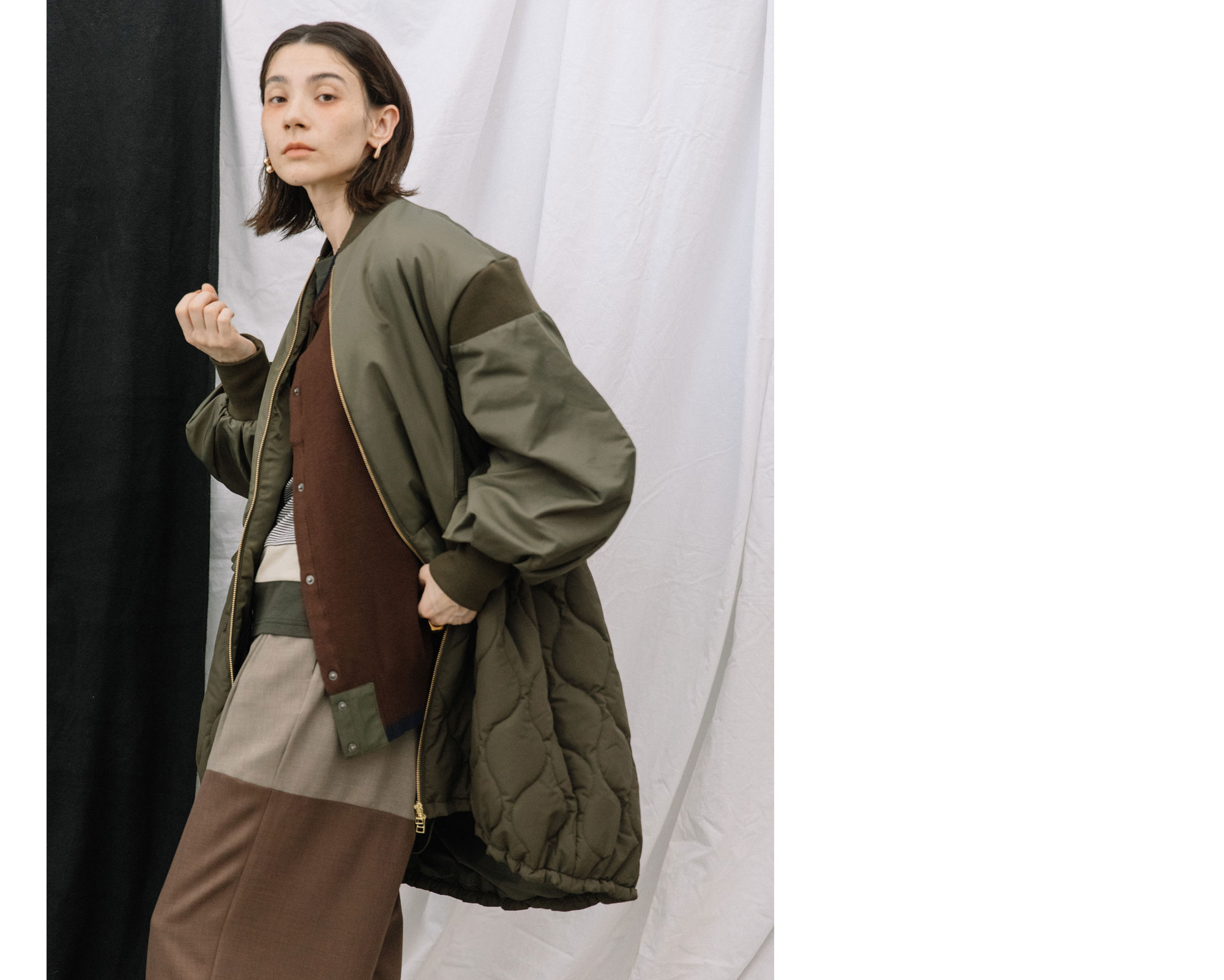 マルシェルテル MARECHELTERRE レイヤードコート マルシェルテル MARECHELTERRE レイヤードコート
